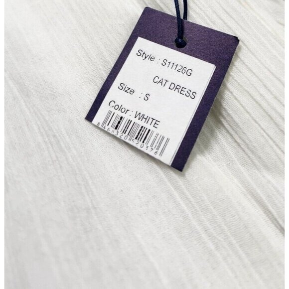 New Rebecca Minkoff Cat Dress White Size Small - Picture 5 of 6